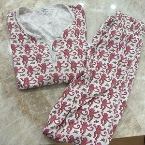 Roller rabbit pink monkeys size xl